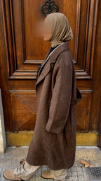 Manteau Long Ceinture